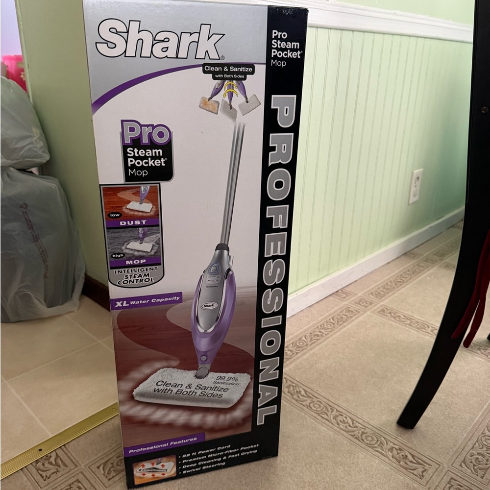 Shark Professional Pro Steam Pocket Mop - Purple